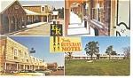 Mansfield OH LK Family Motel Postcard p10816