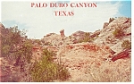 Palo Duro Canyon TX Postcard p10963 1969
