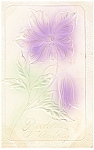 Embossed Flower Birthday Postcard p11936 1908