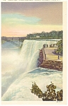 American Falls From Goat Island Postcard p13487