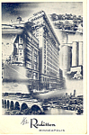 The Radisson Minneapolis MN Postcard p13690 1957