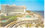 Miami Beach  FL Foutainbleau Hotel Postcard p14280