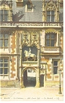 Blois FranceThe Gate of the Castle Postcard p14577 1918