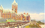 Chateau Frontenac, Quebec Canada  Postcard p15125 1958