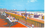 Relaxing in Atlantic City NJ Postcard  p15624 1961