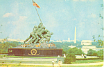 Washington DC Iwo Jima Statue Postcard p16047 1960