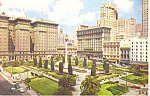 Union Square San Francisco CA Postcard p16562