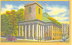 King s Chapel Boston MA Postcard p16961