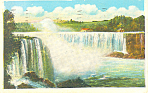 Horseshoe Falls Niagara Falls NY Postcard p17321 1928