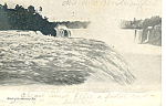 Brink of American Falls  Niagara Falls NY Postcard p17505 1907