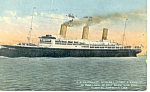 SS Vaterland Hamburg American Line Postcard p18477