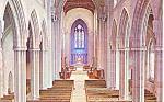 Interior Cathedral Bryn Athyn Pennsylvania Postcard p19232