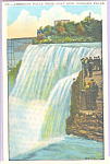 American Falls From Goat Isle Postcard p22936