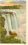 Horseshoe Falls From Goat Island Postcard p2419