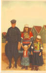 Dutch Family Postcard p27205