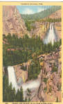 Vernal and Nevada Falls Yosemite National Park CA p27974