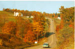 Autumn Scenery and Farm Lands Postcard p28013