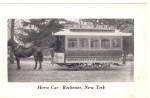 Click here to enlarge image and see more about item p29162: Horse Drawn  Street Car Rochester New York p29162