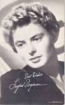 Click here to enlarge image and see more about item p29218: Ingrid Bergman Arcade Card p29218