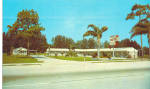 Ruskin Florida Carol Motel Postcard p30978