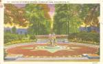 Philadelphia PA Fairmont Park Sunken Gardens Sun Dial p31191