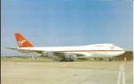Click to view larger image of Virgin Atlantic Airways 747-287B G-VIRG postcard p35543 (Image1)