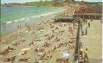 Nantasket Beach MA Beach Scene Postcard p35714 1953