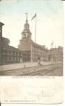 Click here to enlarge image and see more about item p35869: Philadelphia PA Independence Hall 1906 postcard p35869