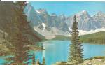 Canadian Rockies Canada Moraine Lake Postcard p36165
