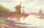 Mill on the Scheldt Undivided Back Postcard p36299