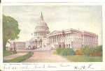 Washington DC US Capitol postcard p36587 1906