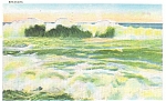 Breakers, Scenic Ocean View  Postcard p3823