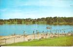 Click here to enlarge image and see more about item p38724: Lake McBride Iowa Swimming Beach Postcardp38724