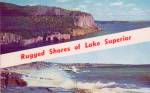 Lake Superior and its Rugged Shore Line Postcard P40484