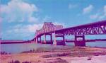 Baton Rouge Louisiana I-10 Bridge over Mississippi River P40890