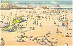 Wildwood NJ Pier  Scene Postcard Linen p4196