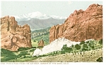 Pikes Peak Colorado Postcard p4241