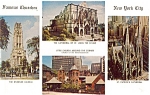 Famous Churches New York City Postcard p4449