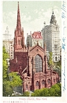 New York City Trinity Church Postcard p5311 1904