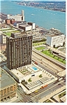 Detroit  MI  Hotel Ponchartrain Postcard p7629