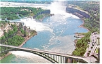 Aerial View of Niagara Falls Postcard p7957