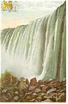 Canadian  Fall From Below Niagara Falls Postcard p8359