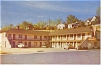 Elko NV Knapp Motel Postcard p8756  Old Cars