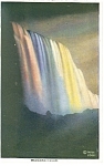 American Falls From Below at Night Postcard p9240
