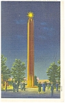 Star Pylon 1939 NY World s Fair Postcard p9551