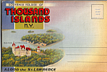 Thousand Islands New York Souvenir Folder  sc0442
