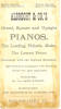 Click to view larger image of Piano Mfg Trade Card Philadelphia PA tc0035 (Image2)