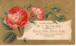 Click here to enlarge image and see more about item tc0117: W L Plymire Hoisery Gloves Notions Trade Card tc0117