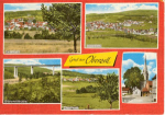 Oberzell Germany Multi View Postcard v0032