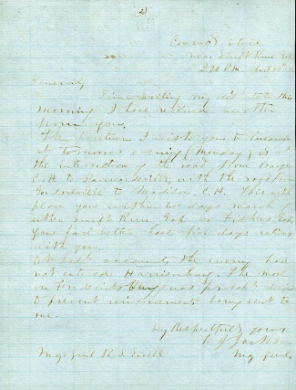 Autograph, General Thomas J. Stonewall Jackson (Image1)